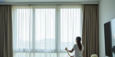 Delicate sheer drape cleaning frankston-vic Matty Curtain Cleaning